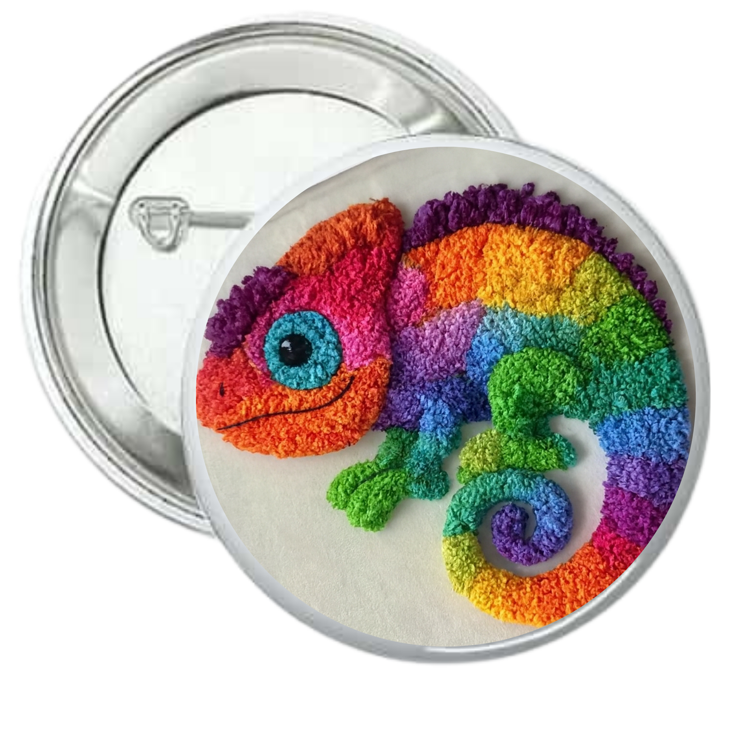 Chapa camaleón lana