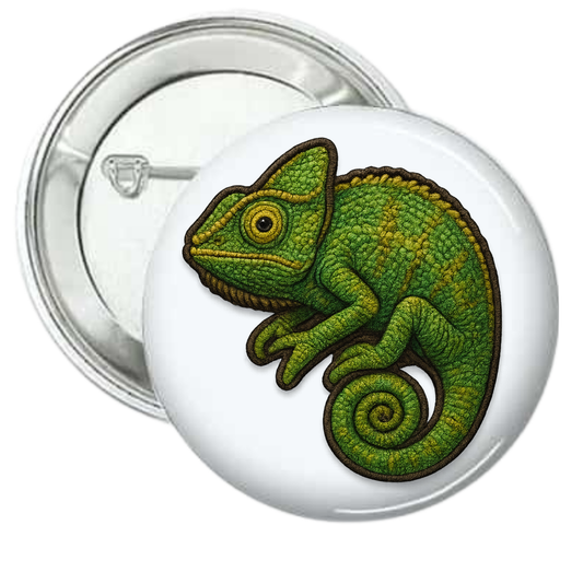 Chapa parche camaleón