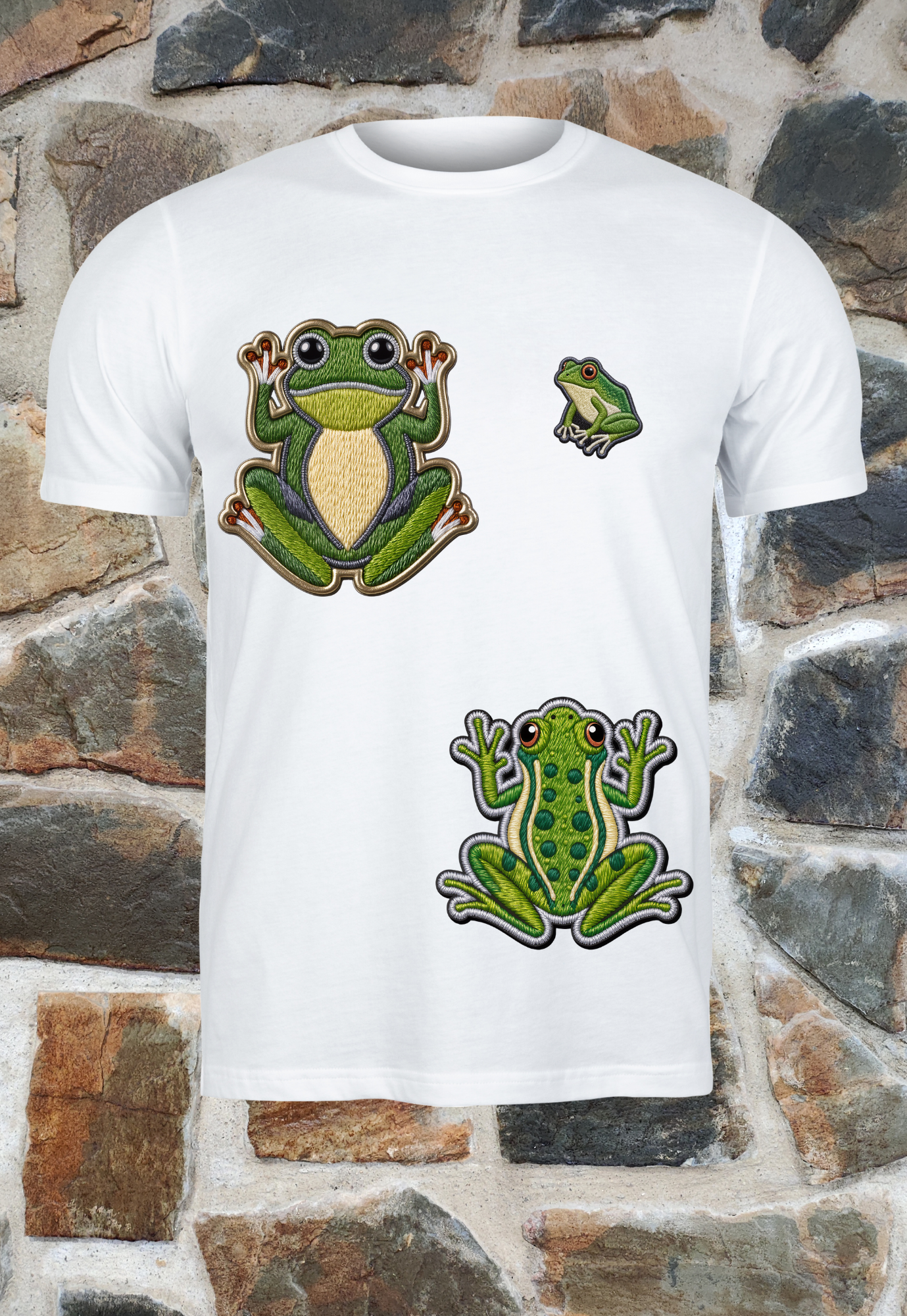 Ranitas efecto bordado