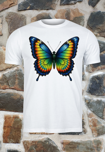 Mariposa efecto bordado