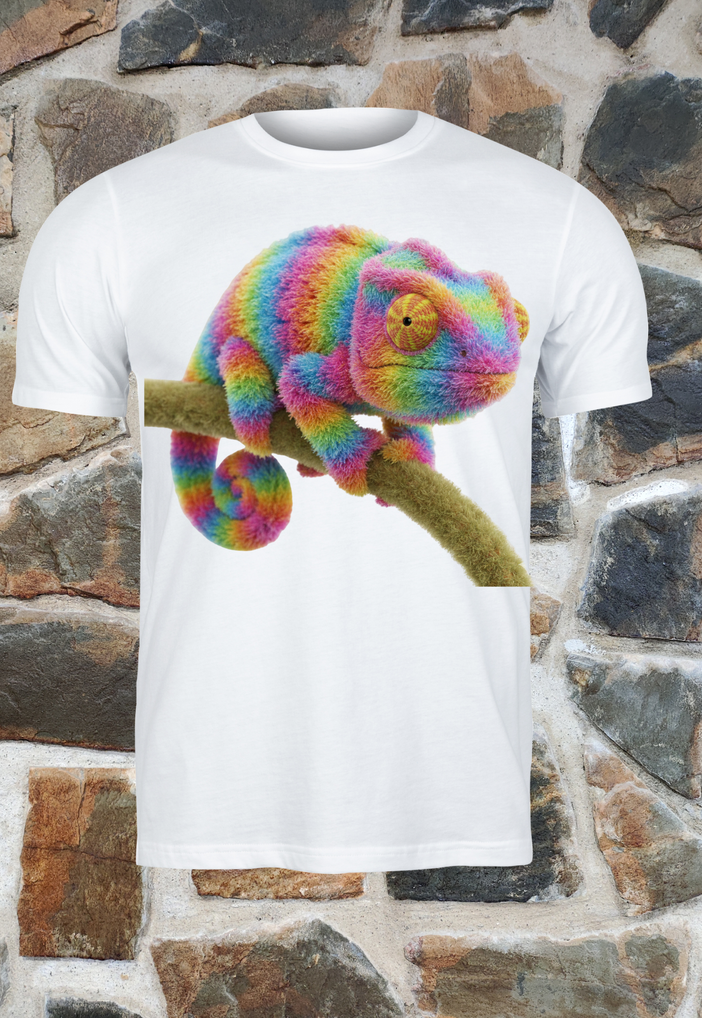 Camaleón hilos colores