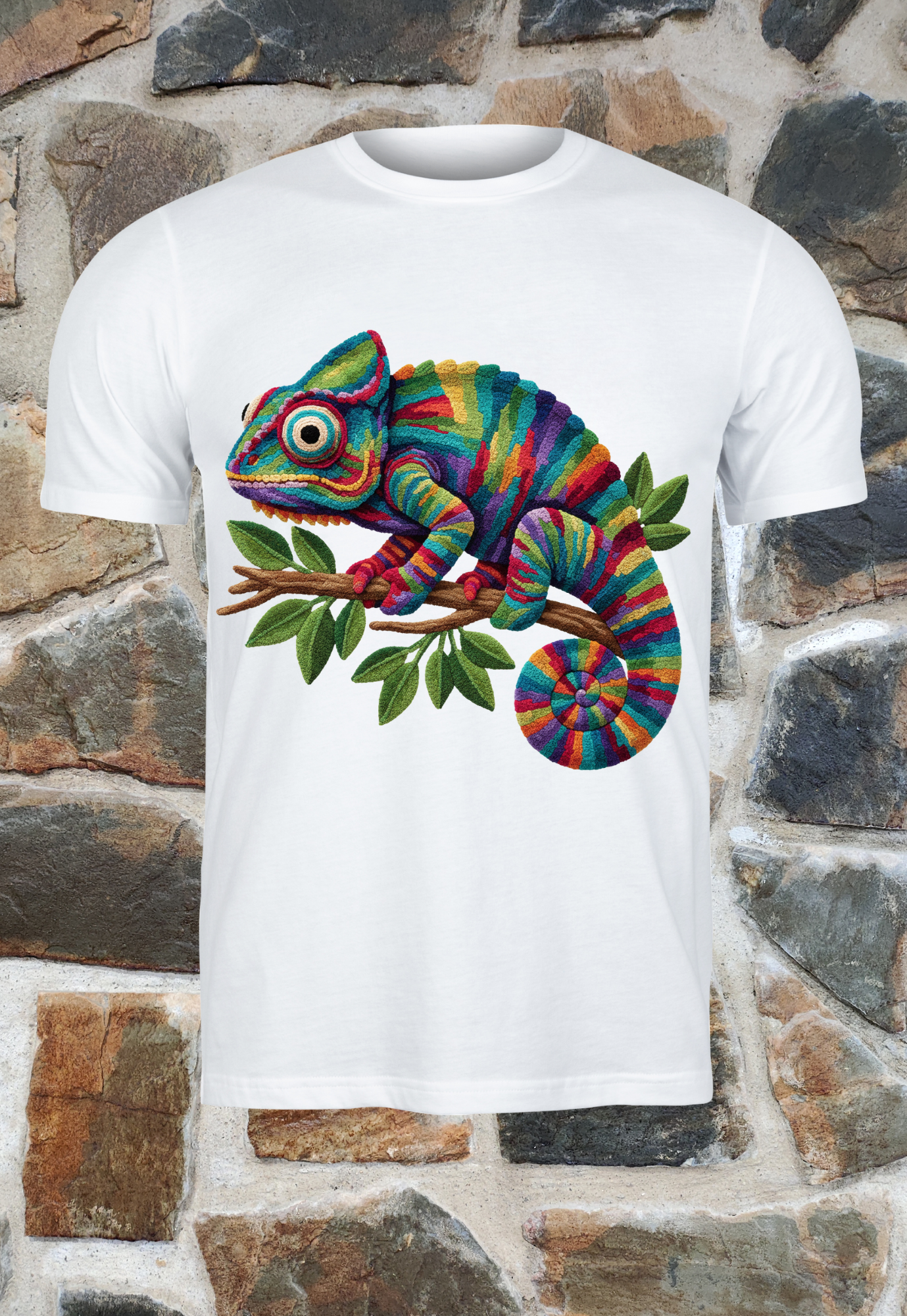 Camaleón lanas colores