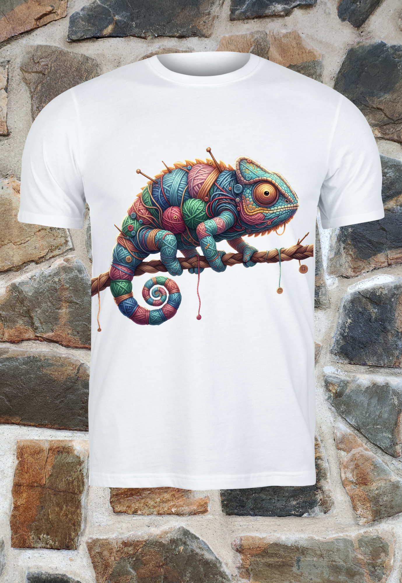 Camaleón ovillos de lana