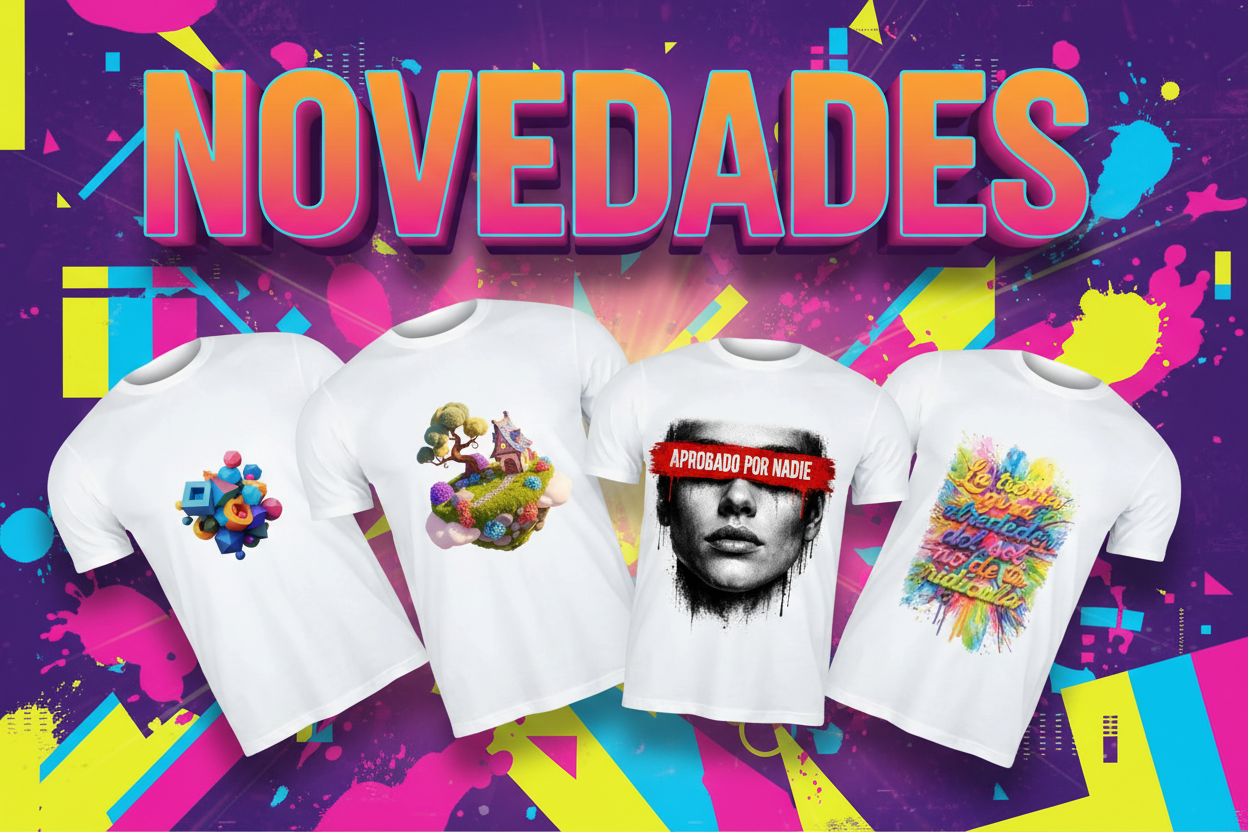 Imagen colección Novedades con camisetas