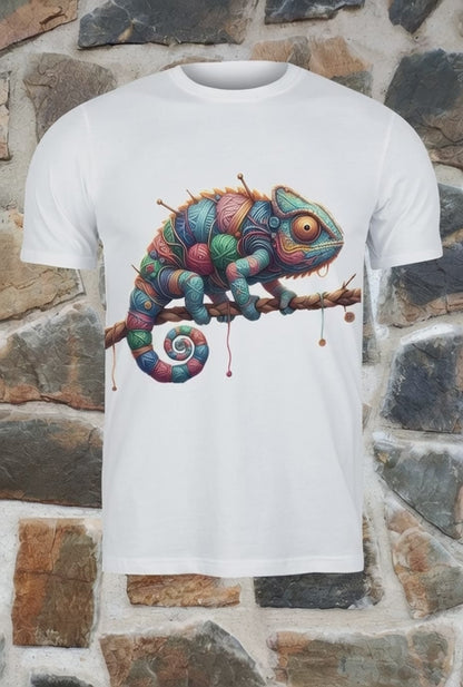 Camaleón ovillos de lana