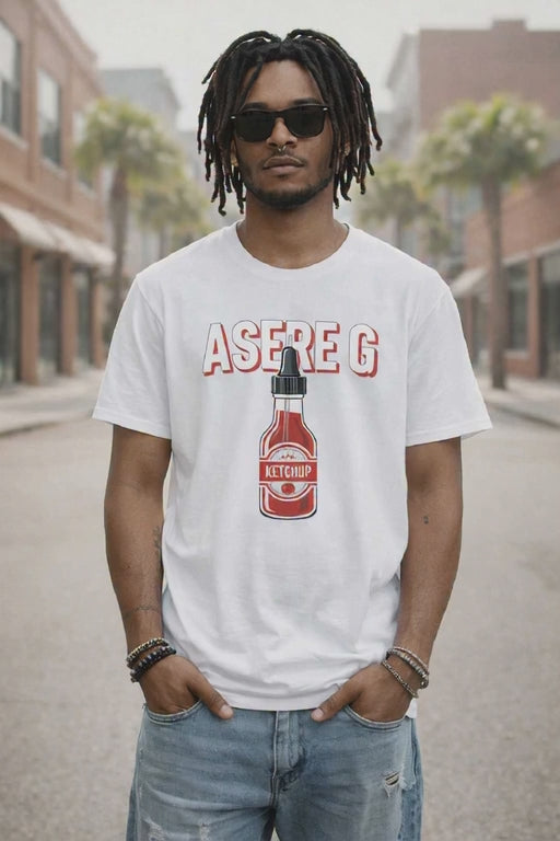 Camiseta con jerga cubana Asere G en estilo street
