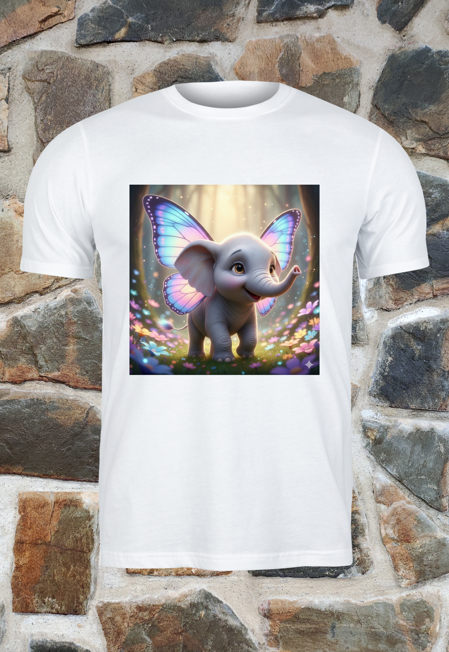 Elefante volador bebé